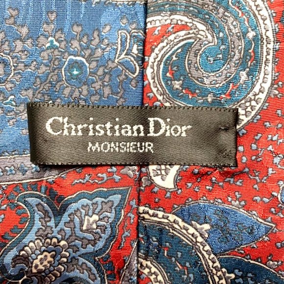 CHRISTIAN DIOR Silk Tie - Picture 5 of 5